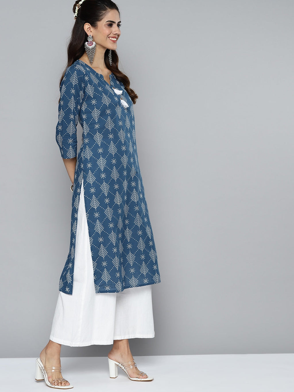 HERE&NOW Women Geometric Printed Kurta