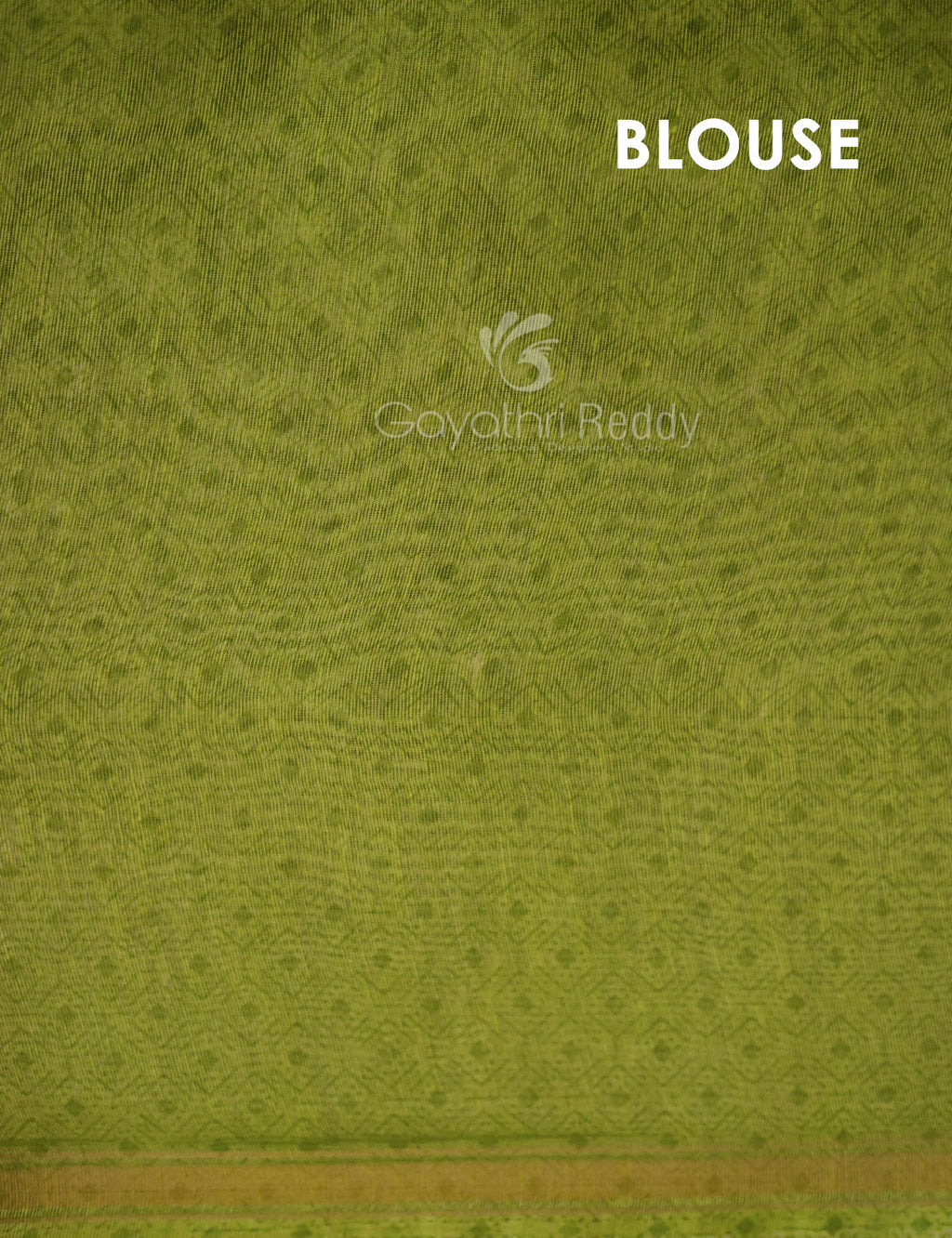Shades of Cream And Parrot Green Blouse Patola Print Semi Chanderi Saree By Gayathri Reddy Designer Studio