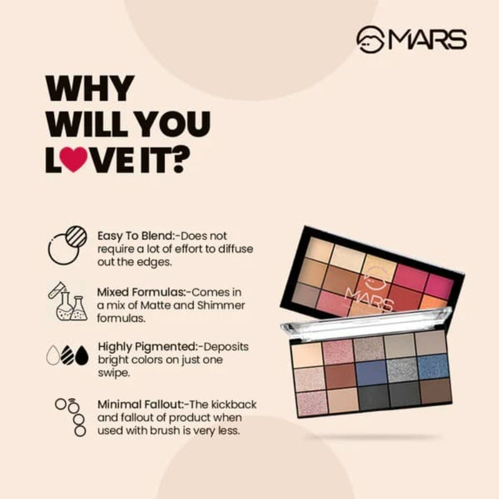 MARS Cosmetics Fantasy 15 Eyeshadow Palette - 3