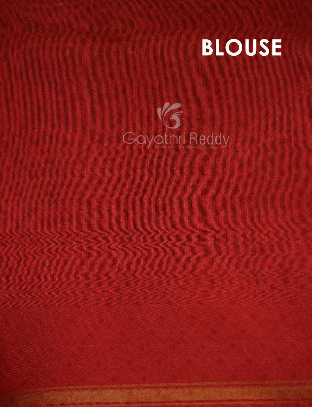 Shades of Cream And Red Blouse Patola Print Semi Chanderi Saree By Gayathri Reddy Designer Studio