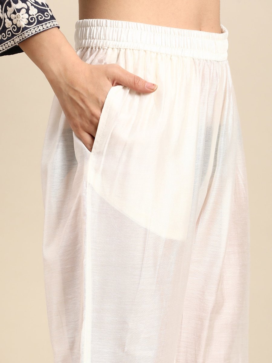 All About You Women Ethnic Motifs Embroidered Kurta With Trousers & With Dupatta