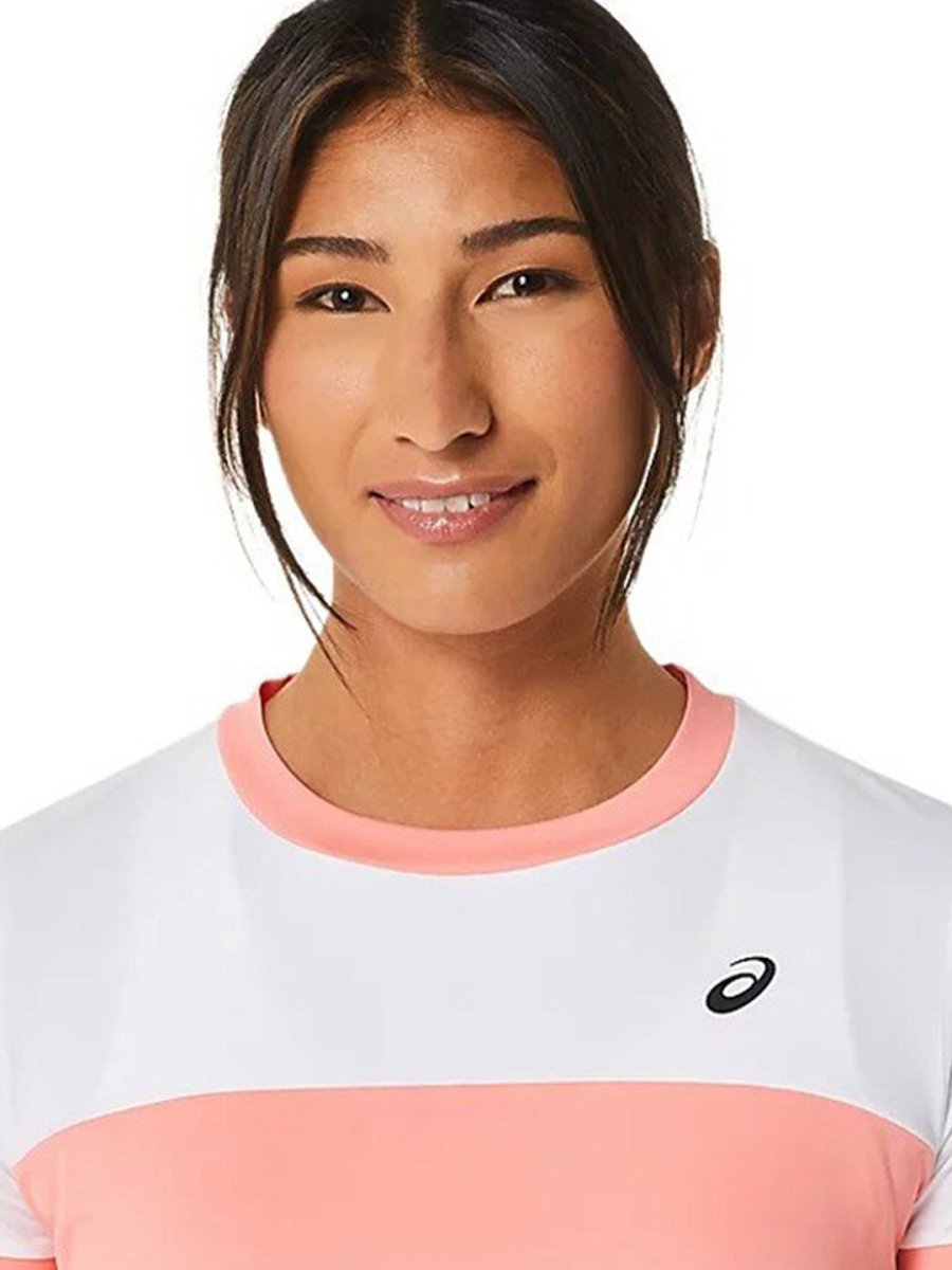 ASICS Court SS Colourblocked Short Sleeved T-Shirt