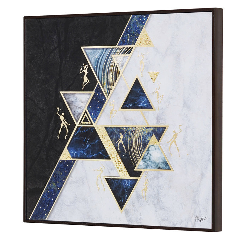 Tehzeeb Creations Golden Embossed Wall Painting