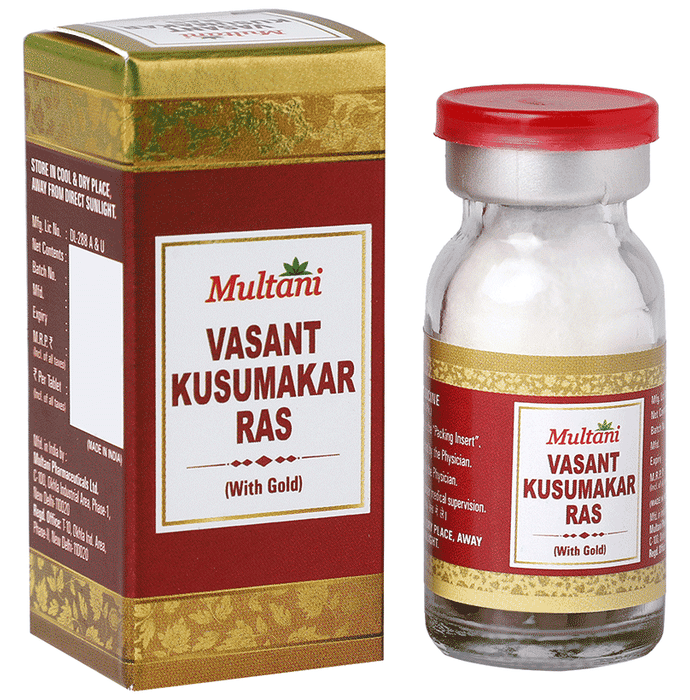 Multani Vasant Kusumkar Ras With Gold