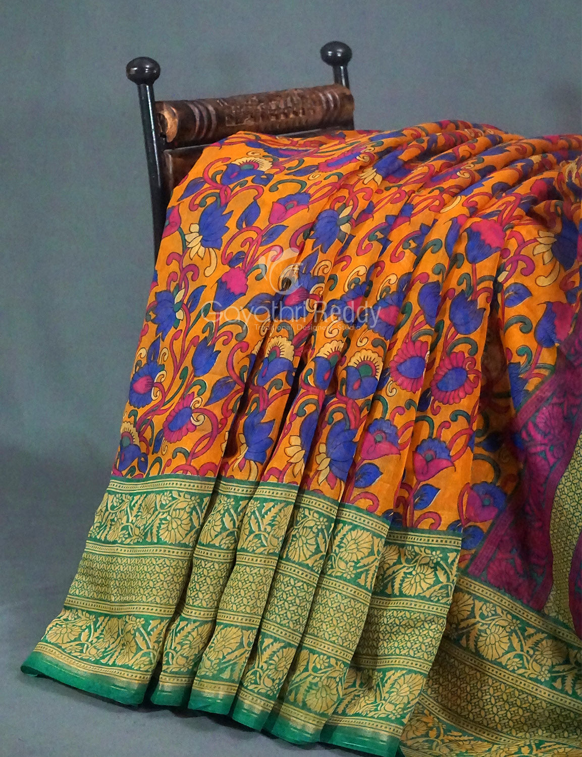 Semi Chanderi-Sc2647 By Gayathri Reddy Designer Studio