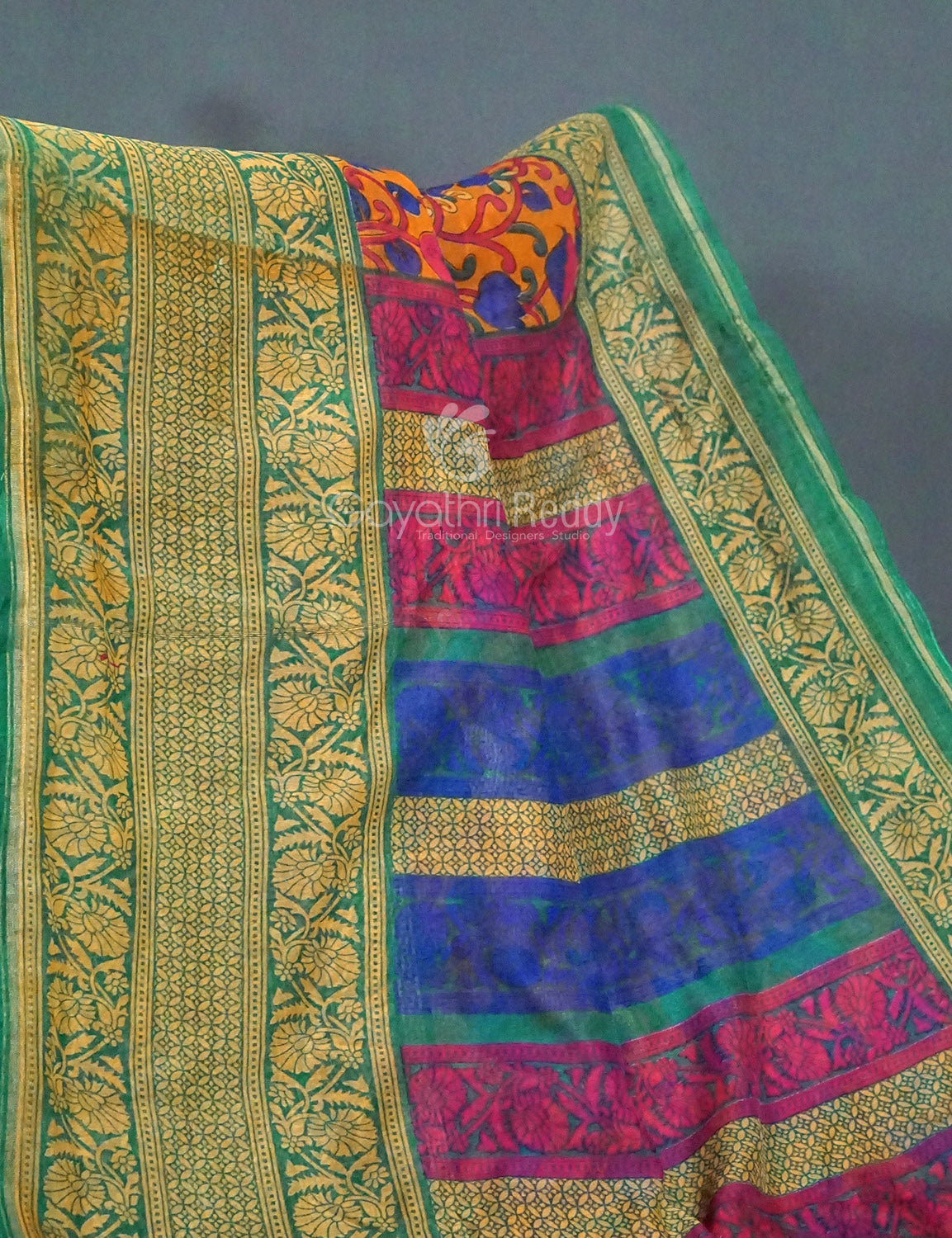 Semi Chanderi-Sc2647 By Gayathri Reddy Designer Studio