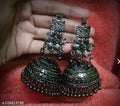 Tehzeeb Creations Women's Antique Colour Oxidised Earrings