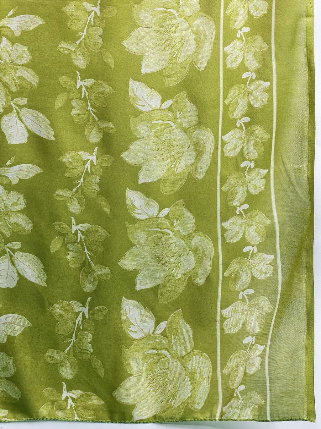 Indo Era Women Floral Printed Regular Beads and Stones Kurta with Trousers & With Dupatta