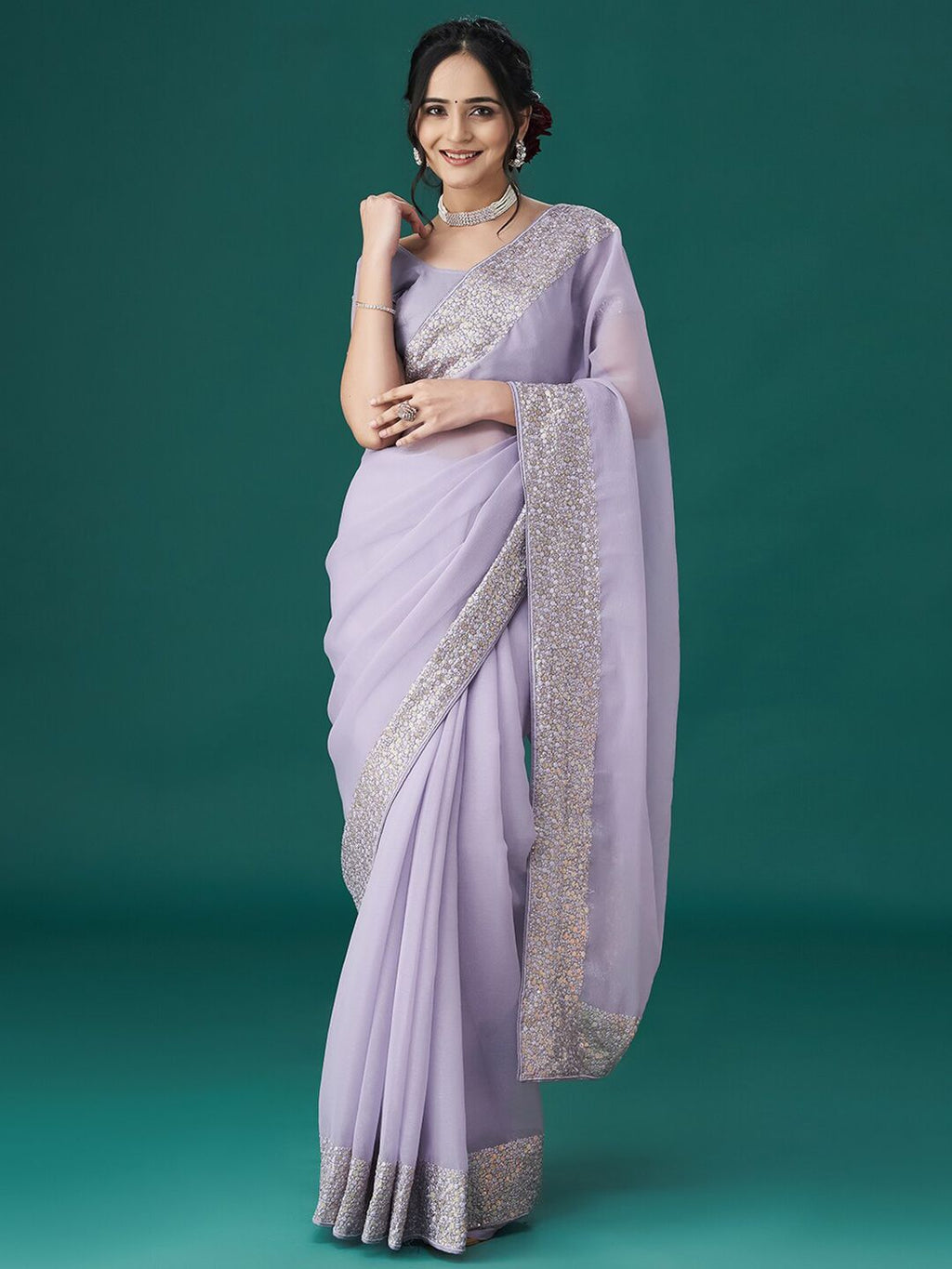 kasee Embroidered Sequinned Sarees