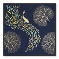 Tehzeeb Creations Golden Embossed Wall Painting