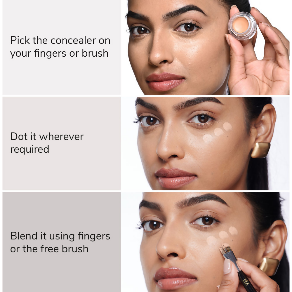 Mila Beaute Conceal It Pot Concealer Creamy Matte Finish with SPF 15 - Medium Beige