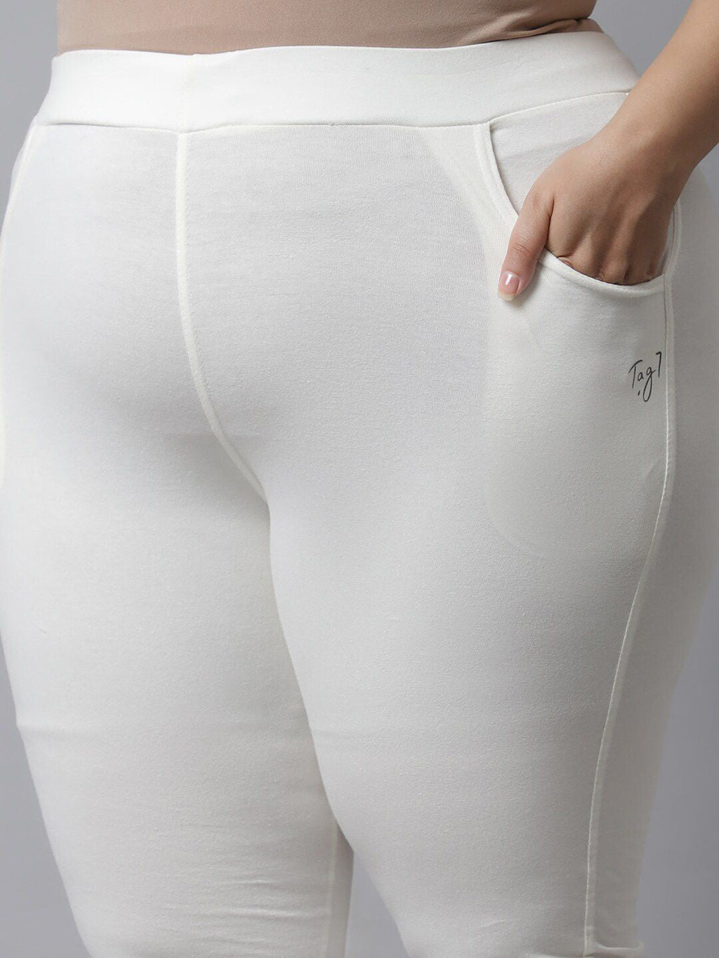 TAG 7 Women Plus Size Cotton Ankle Length Leggings
