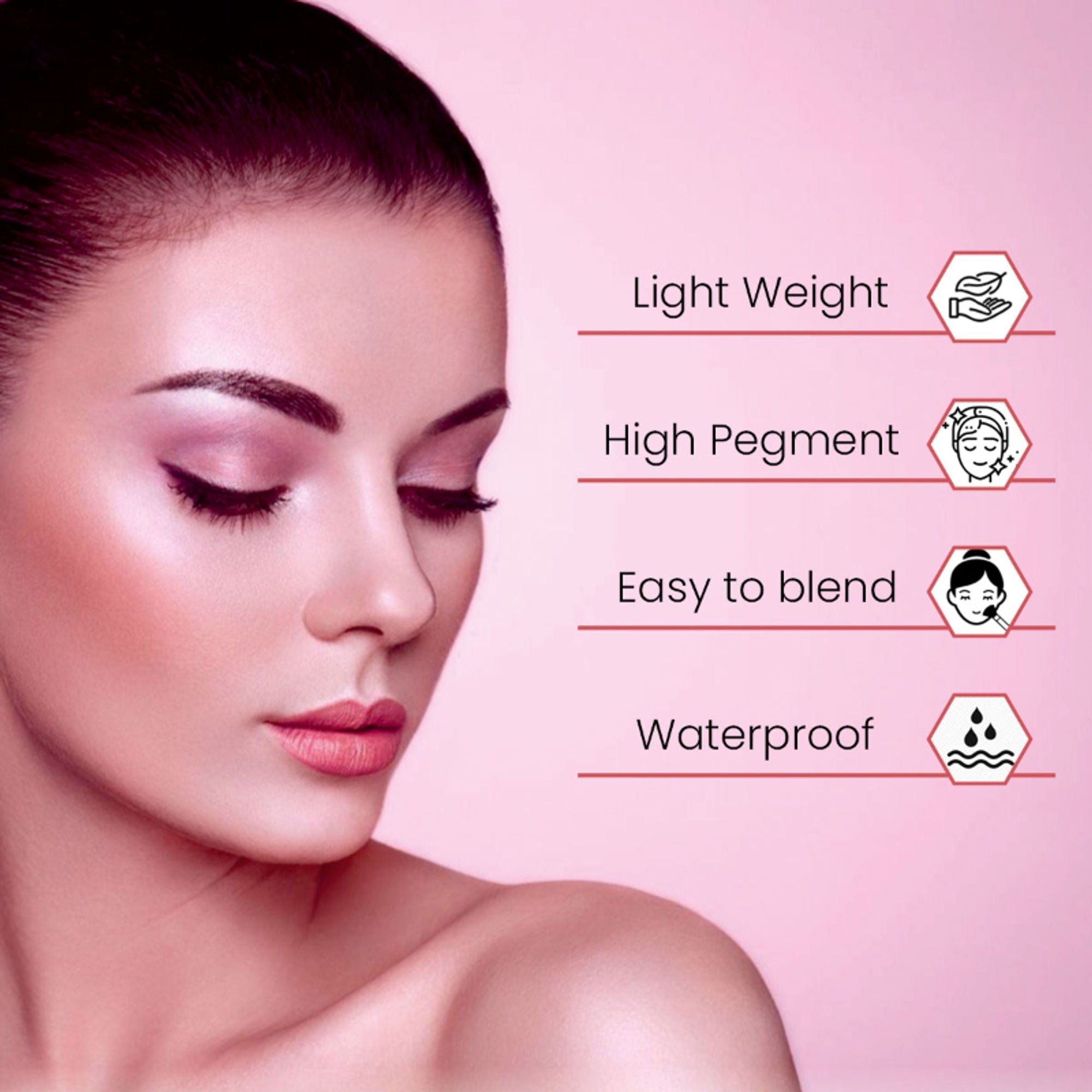 Matt Look 25 Colors Blink Eyeshadow Palette - 02