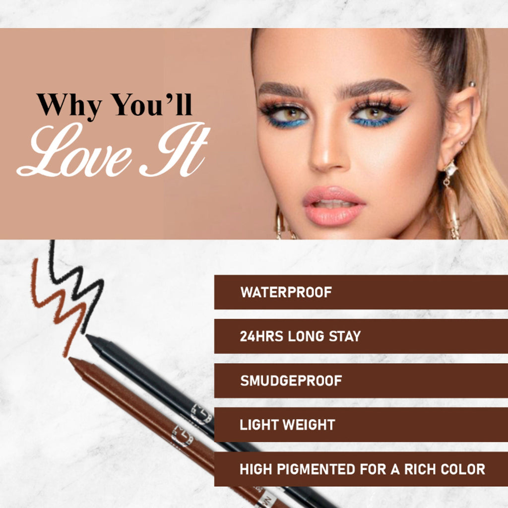 Matt Look Single Stroke Eyeliner Kohl Kajal - Deep Blue