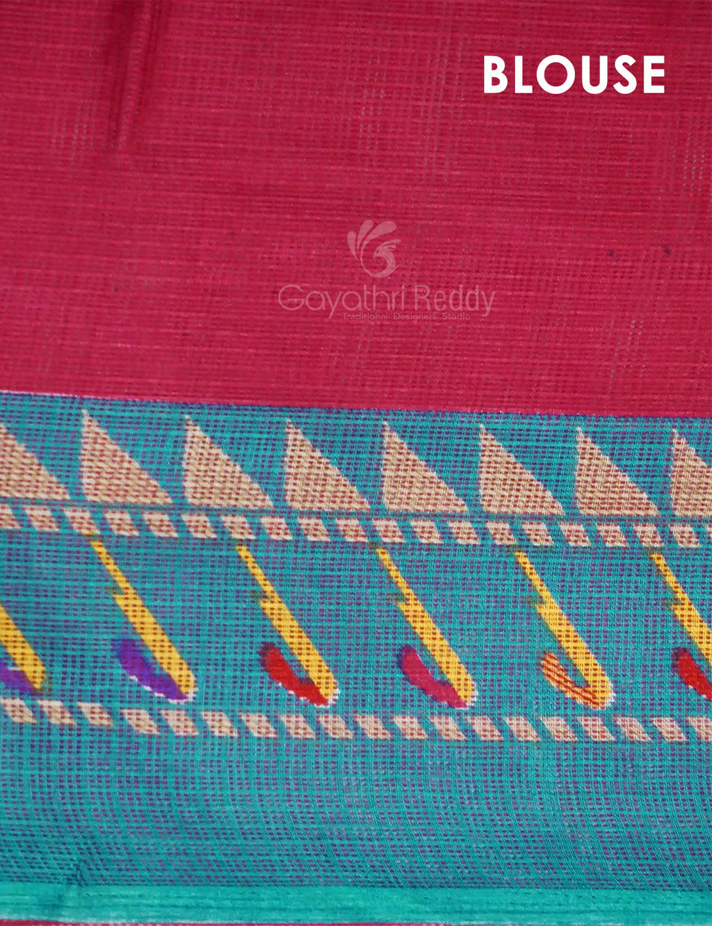 Rani Pink Colour With All Over Buttes Semi Silk Kota Saree By Gayathri Reddy Designer Studio
