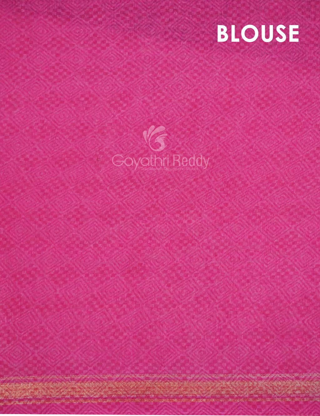 Combo of Off White and Pink Patan Patola Semi Chanderi Saree By Gayathri Reddy Designer Studio