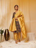 InWeave Charcoal Black Leheriya Silk Set