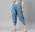 PAVONINE Grey Color Solid Beetel Rayon Fabric Patiala For Women & Girls