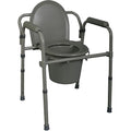 Medline  Commode 3 in 1 Steel Delx Enamel Adj