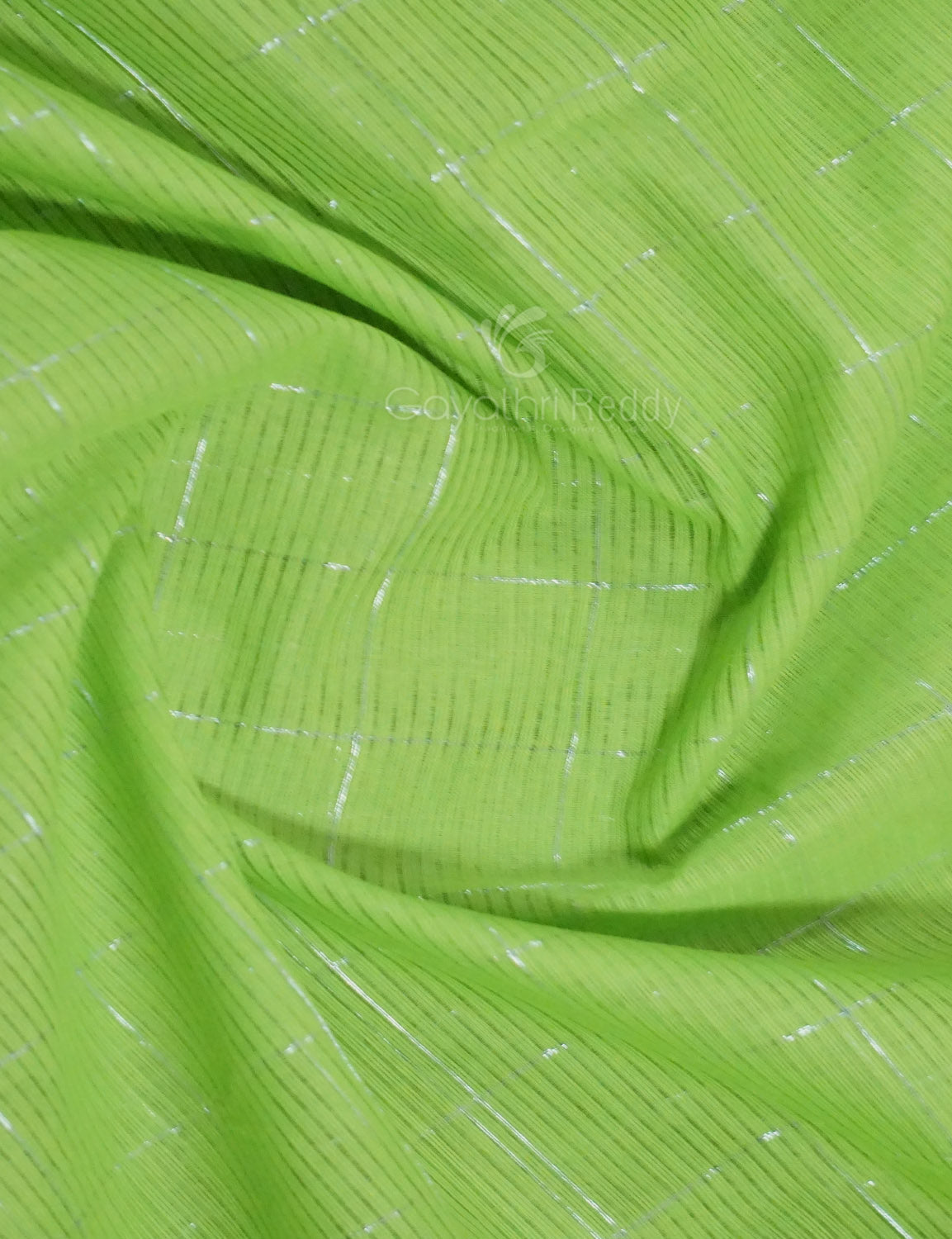 Dual Shade of Apple Green And Baby Pink Pure Mangalgiri Cotton By Gayathri Reddy Designer Studio