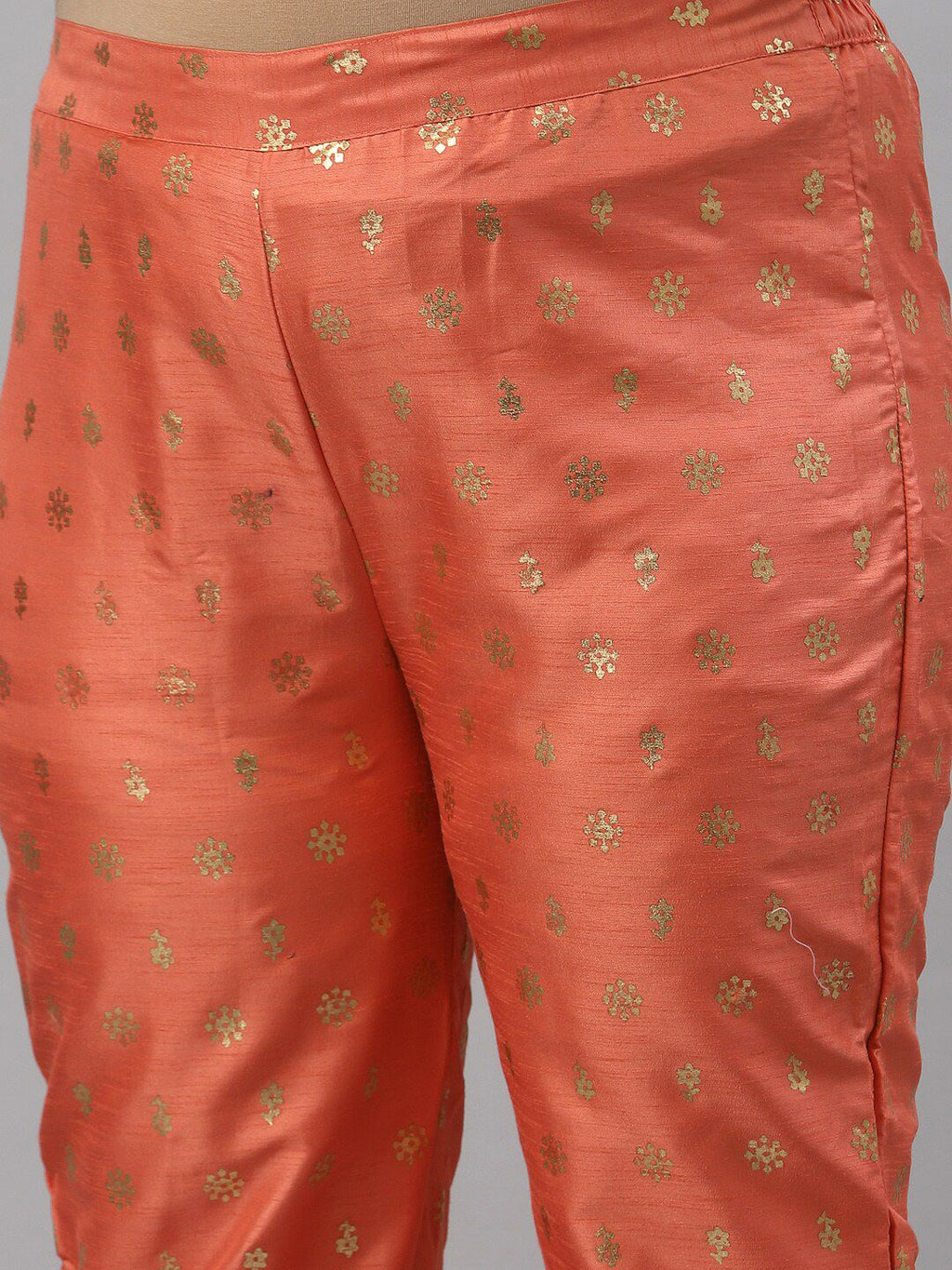 Sztori Plus Size Floral Printed Regular Kurta With Trousers