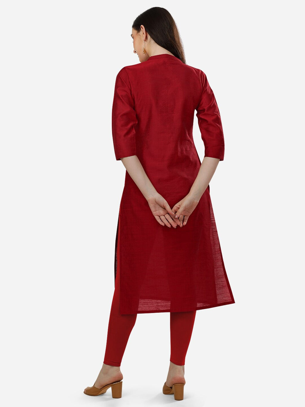 HERE&NOW Ethnic Motifs Yoke Design Kurta