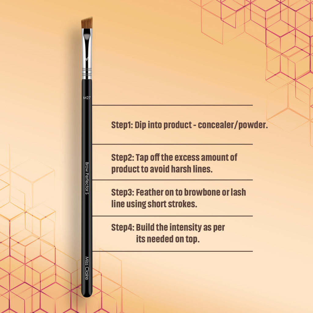 Miss Claire M27 - Brow Perfector Brush (S) - Chrome