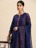 All About You Thread Work Kurta with Palazzos & Dupatta