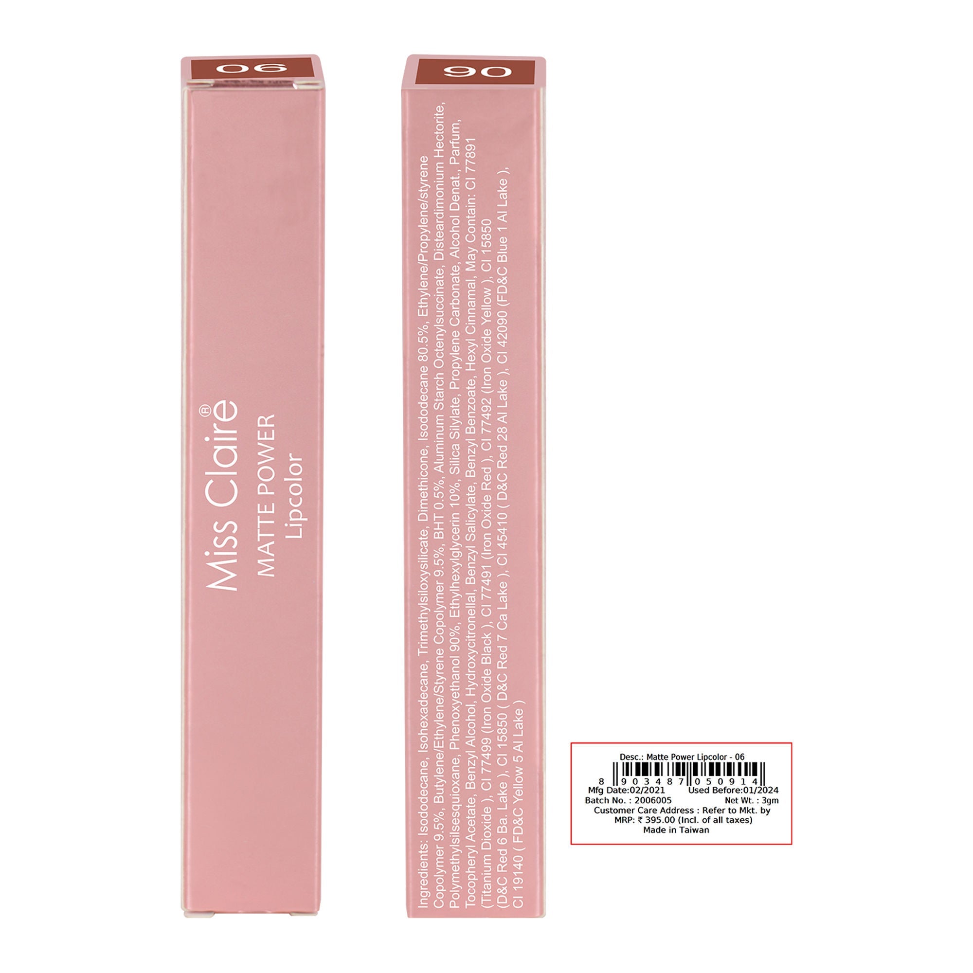 Miss Claire Matte Power Lipcolor - 6