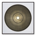 Tehzeeb Creations Golden Embossed Wall Painting