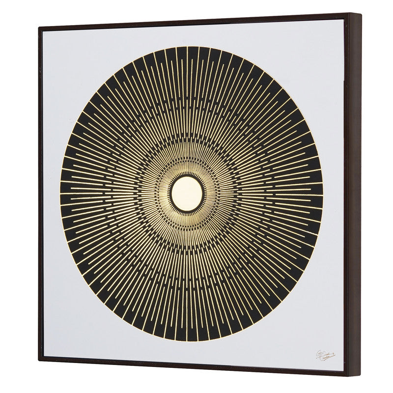 Tehzeeb Creations Golden Embossed Wall Painting