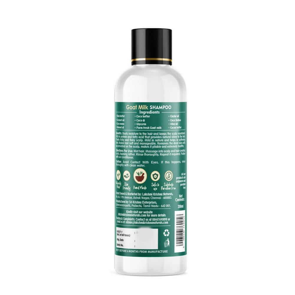 Lakshmi Krishna Naturals Goat Milk Shampoo