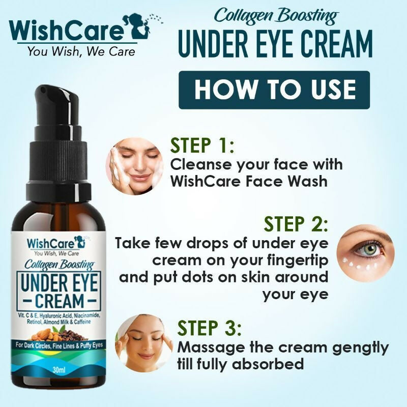 Wishcare Ultimate Eye Care Combo - Under Eye Cream & Brow-Lash Growth Serum Oil
