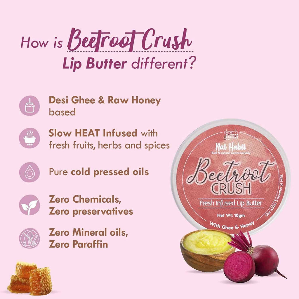 Nat Habit Beetroot Crush Lip Balm
