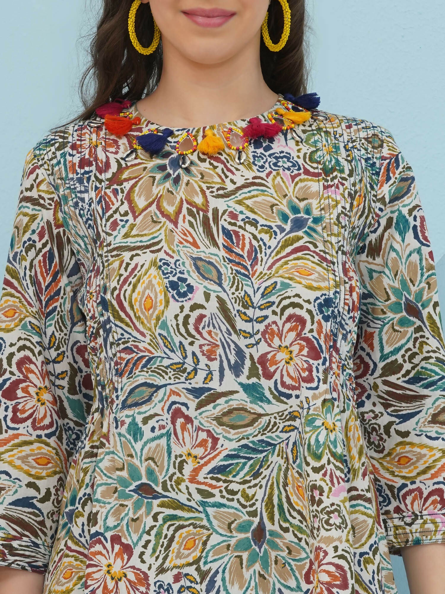 Joban Fashion Floral Co Ord Set - Multi Color