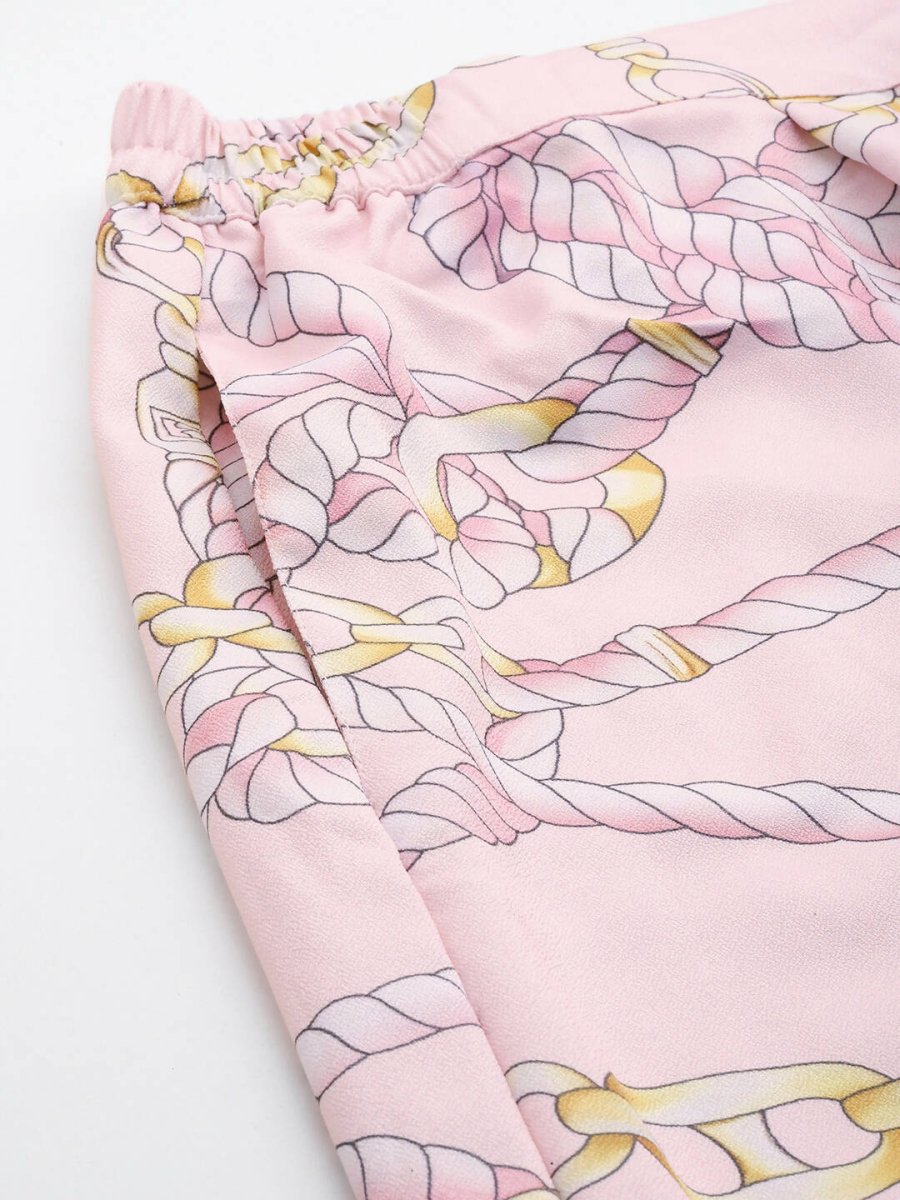 Ahalyaa Women's Traditional Wear Co-ords - Pink