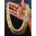 MS Fashion India Designer Traditional Gold Color Necklace for Women