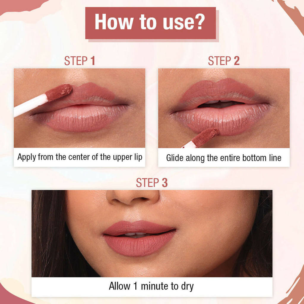 The Natural Wash Matte Velvet Longstay Liquid Mini Lipstick - 03 Magical Mauve