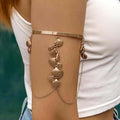 Joban Fashion Golden Alloy Fashion Gold Plated Stylish Kada Bajuband
