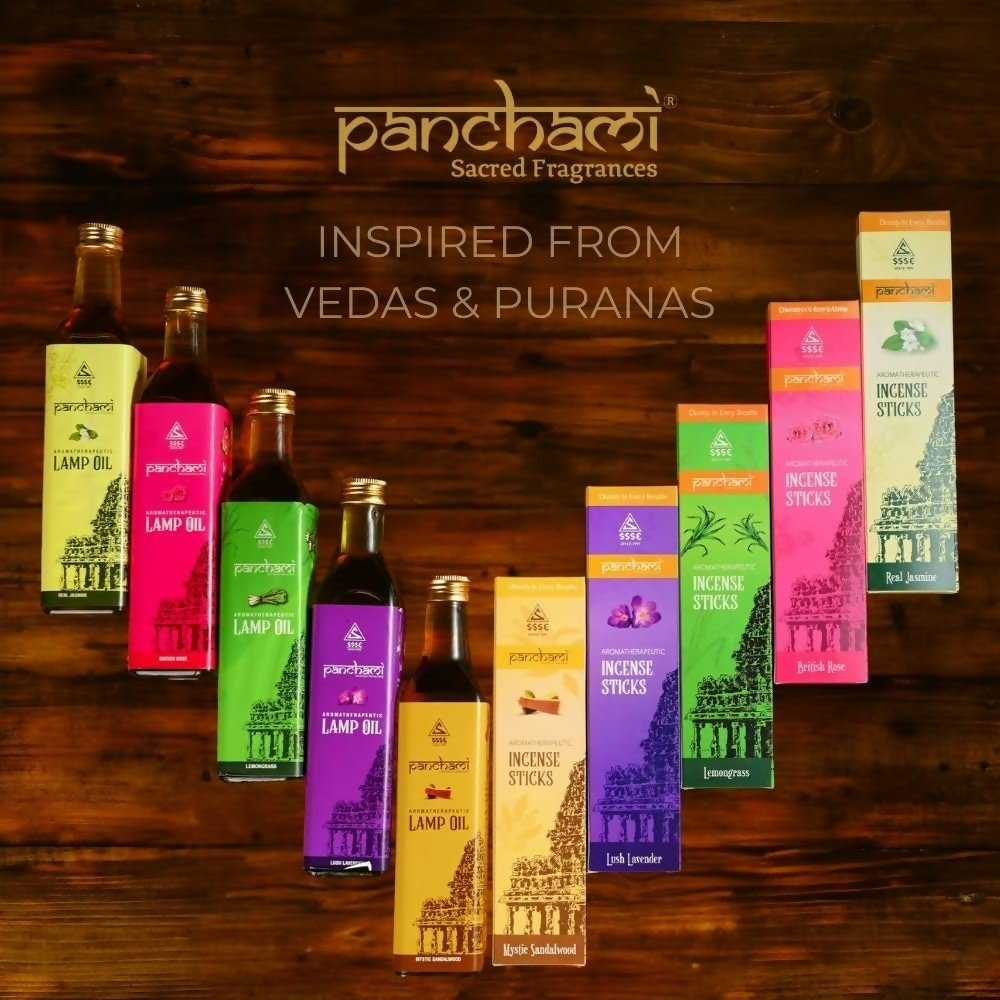 Panchami Sacred Fragrances - Lemongrass Lamp Oil