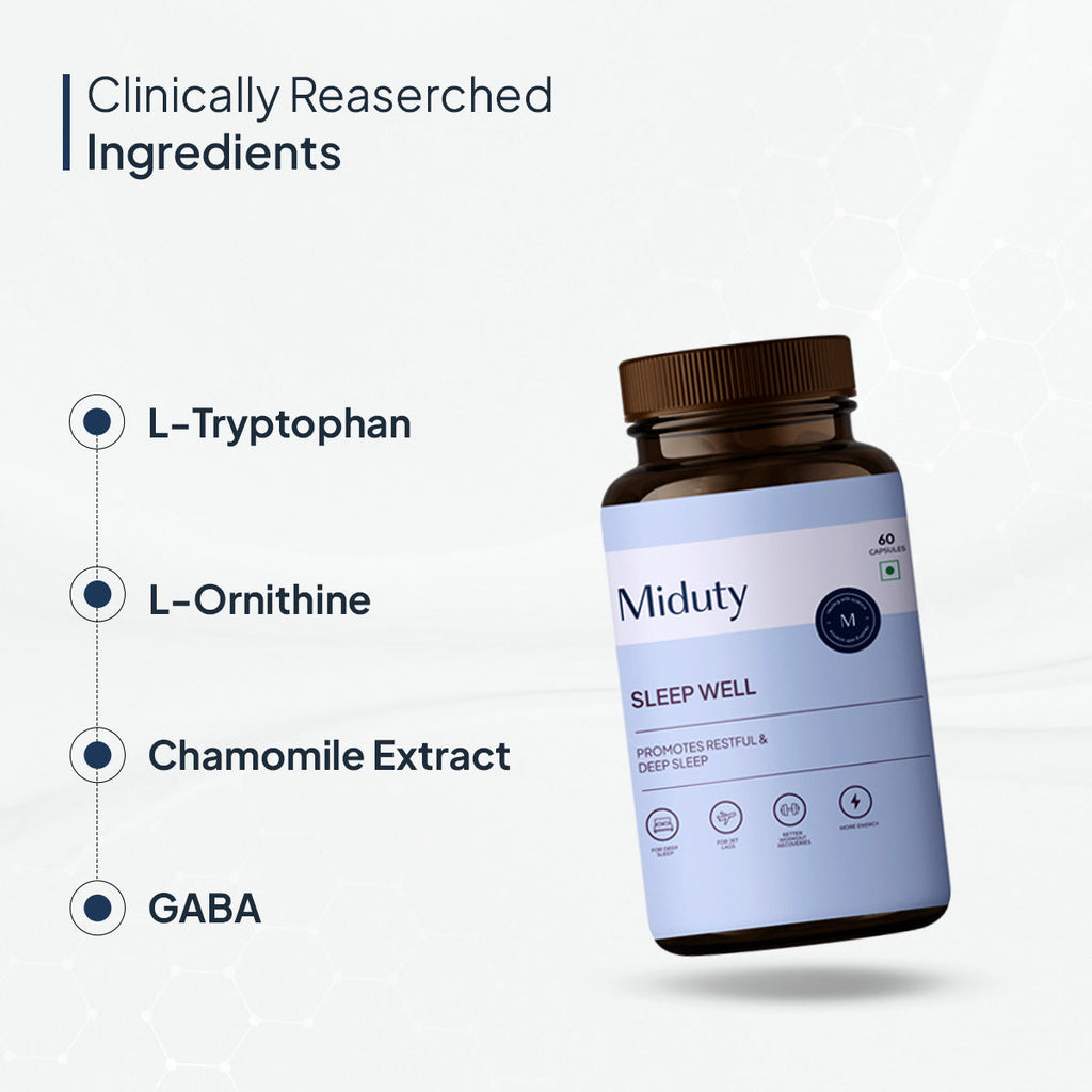 Miduty by Palak Notes Sleep Well Capsules