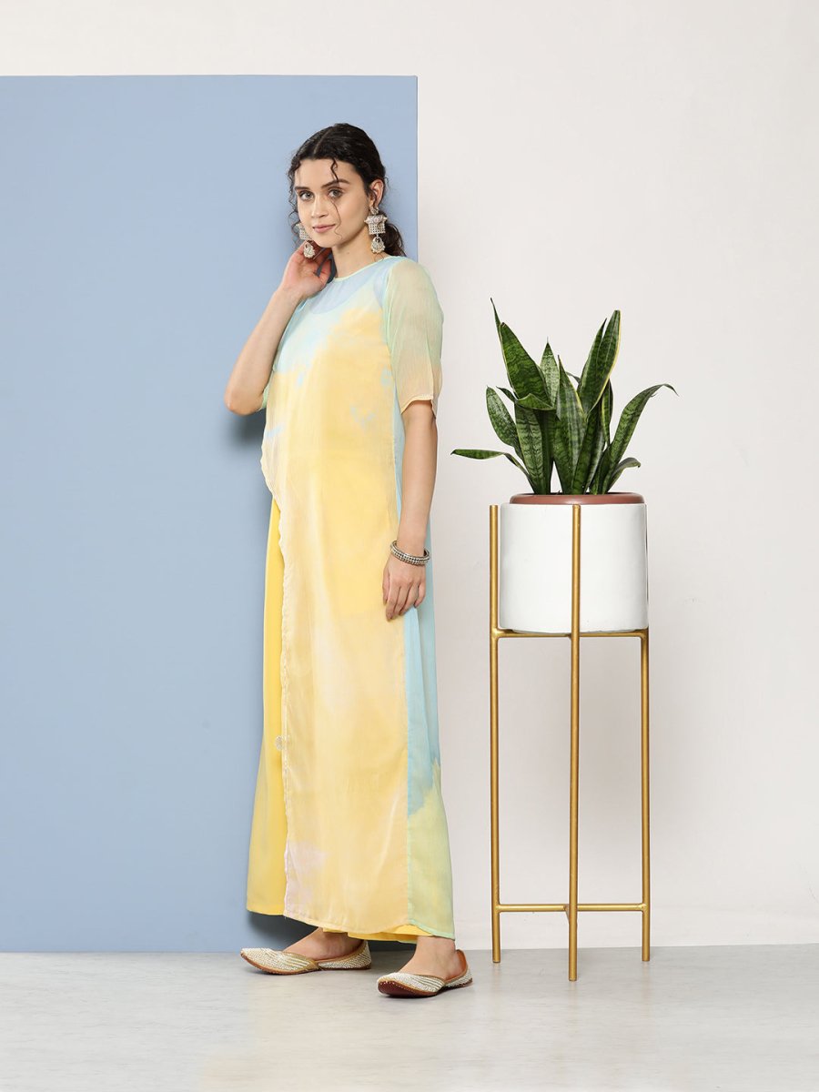 Ahalyaa Printed Waist Tie-Ups Basic Jumpsuit