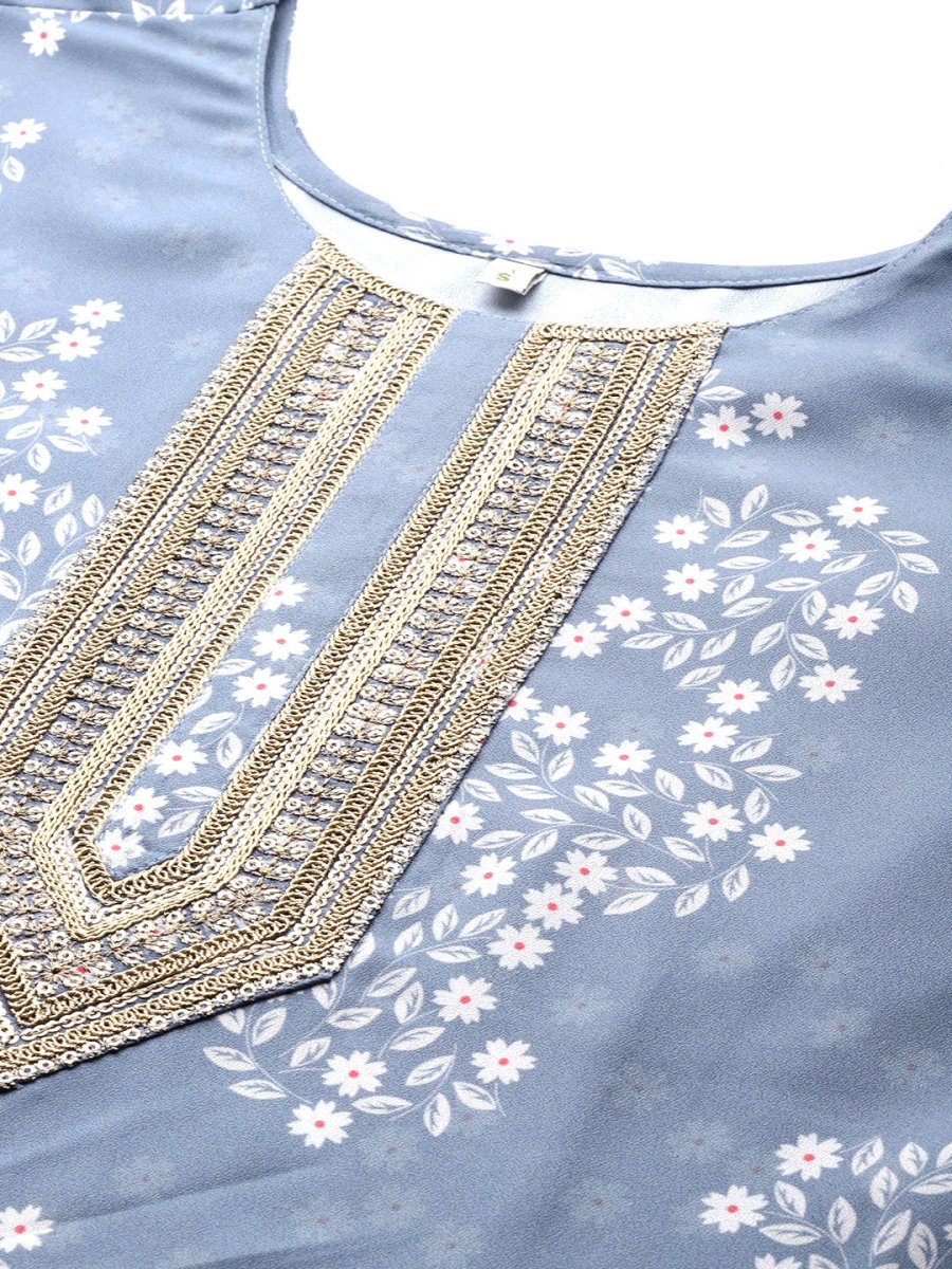 Ahalyaa Women Embroidered Floral Printed Co-ords