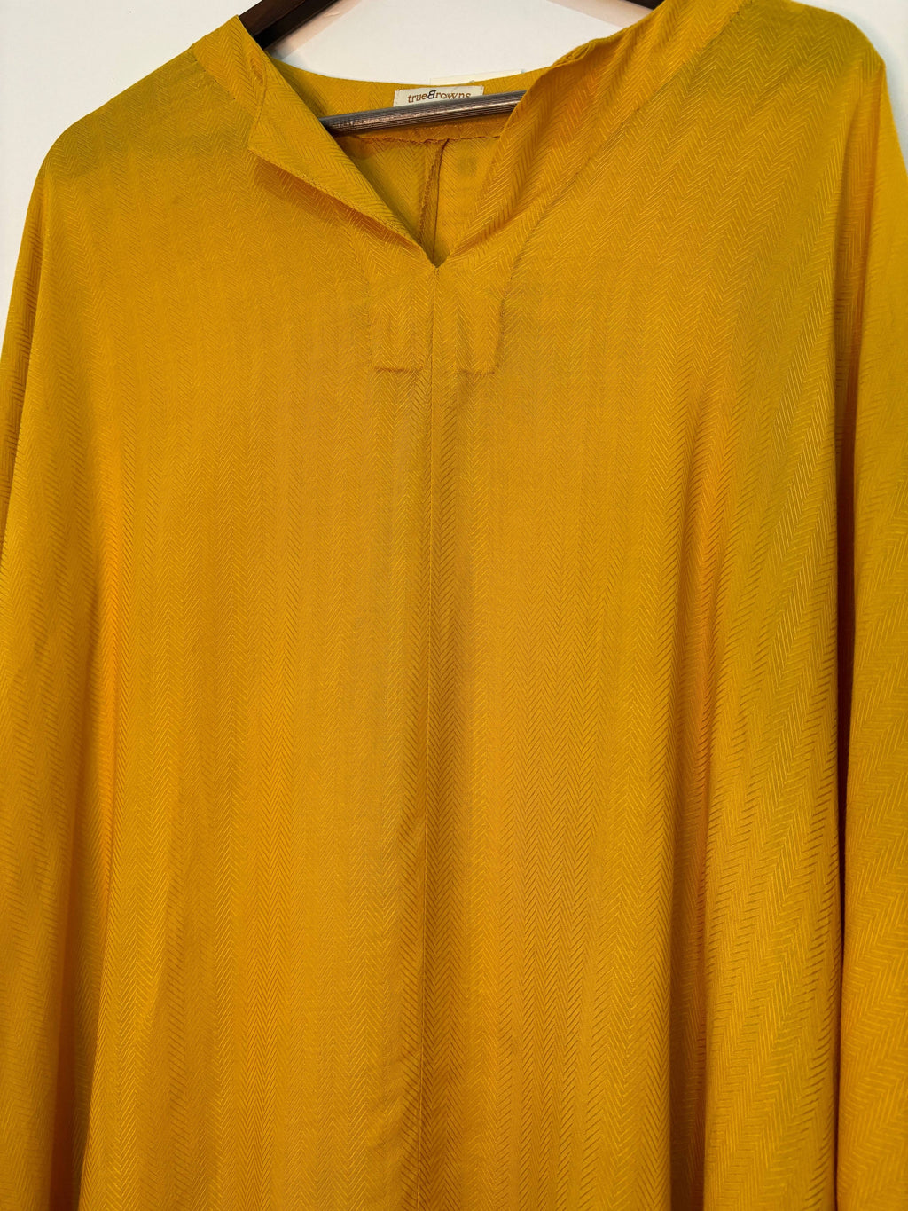 trueBrowns Yellow Chevron Co-ord Set