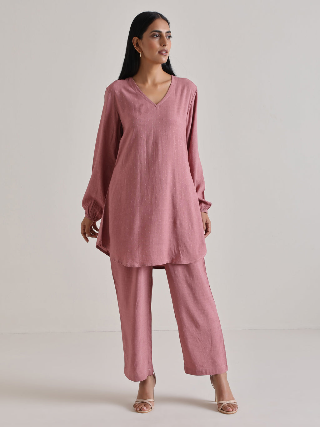 trueBrowns Mauve Short Co-Ord Set