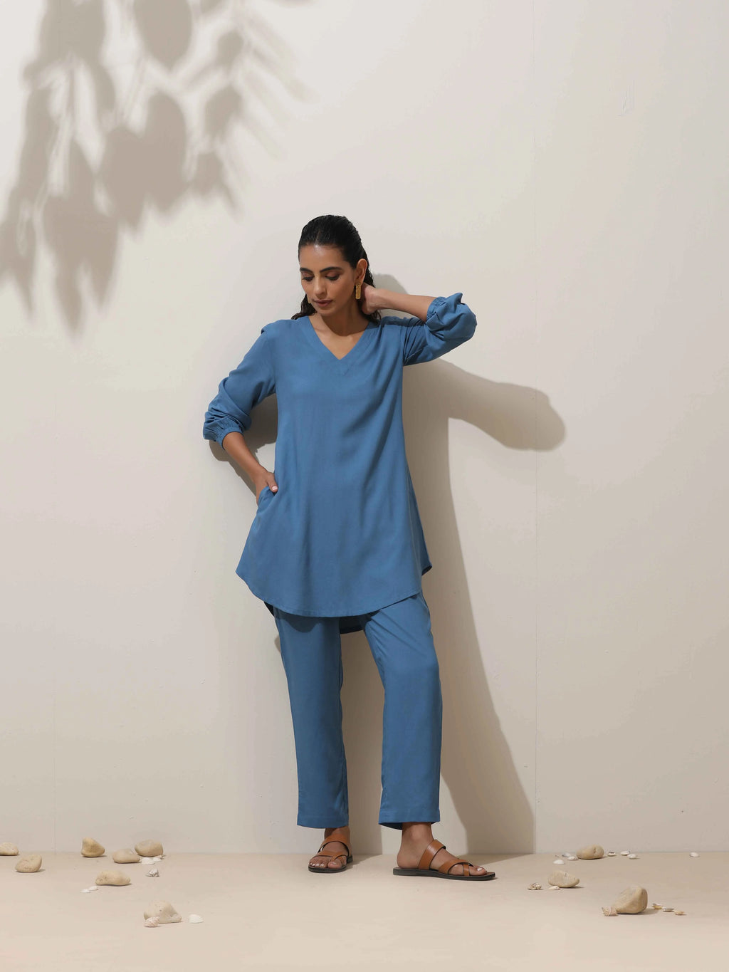 trueBrowns Blue Co-ord Set