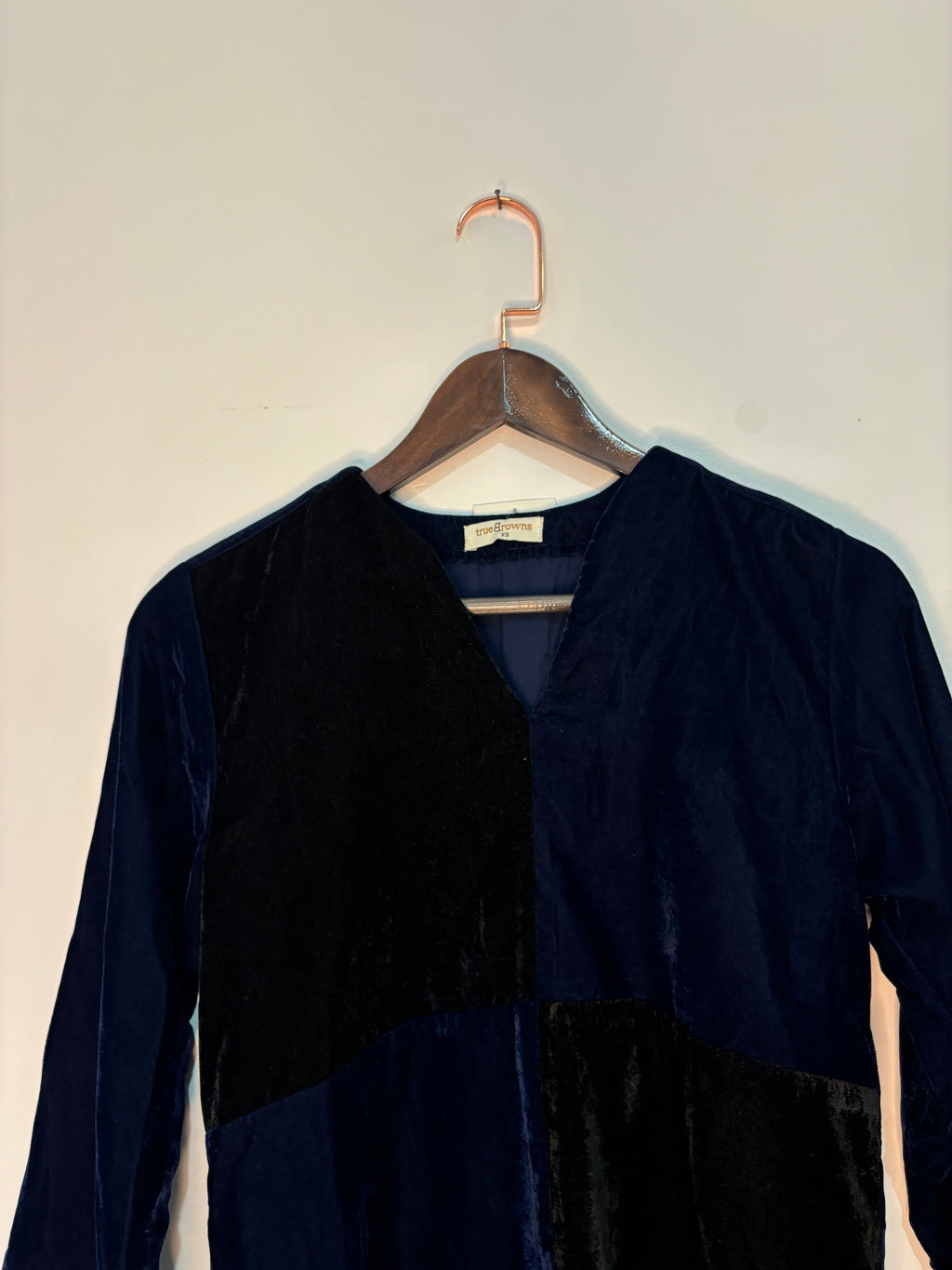 trueBrowns Blue Velvet Co-ord Set