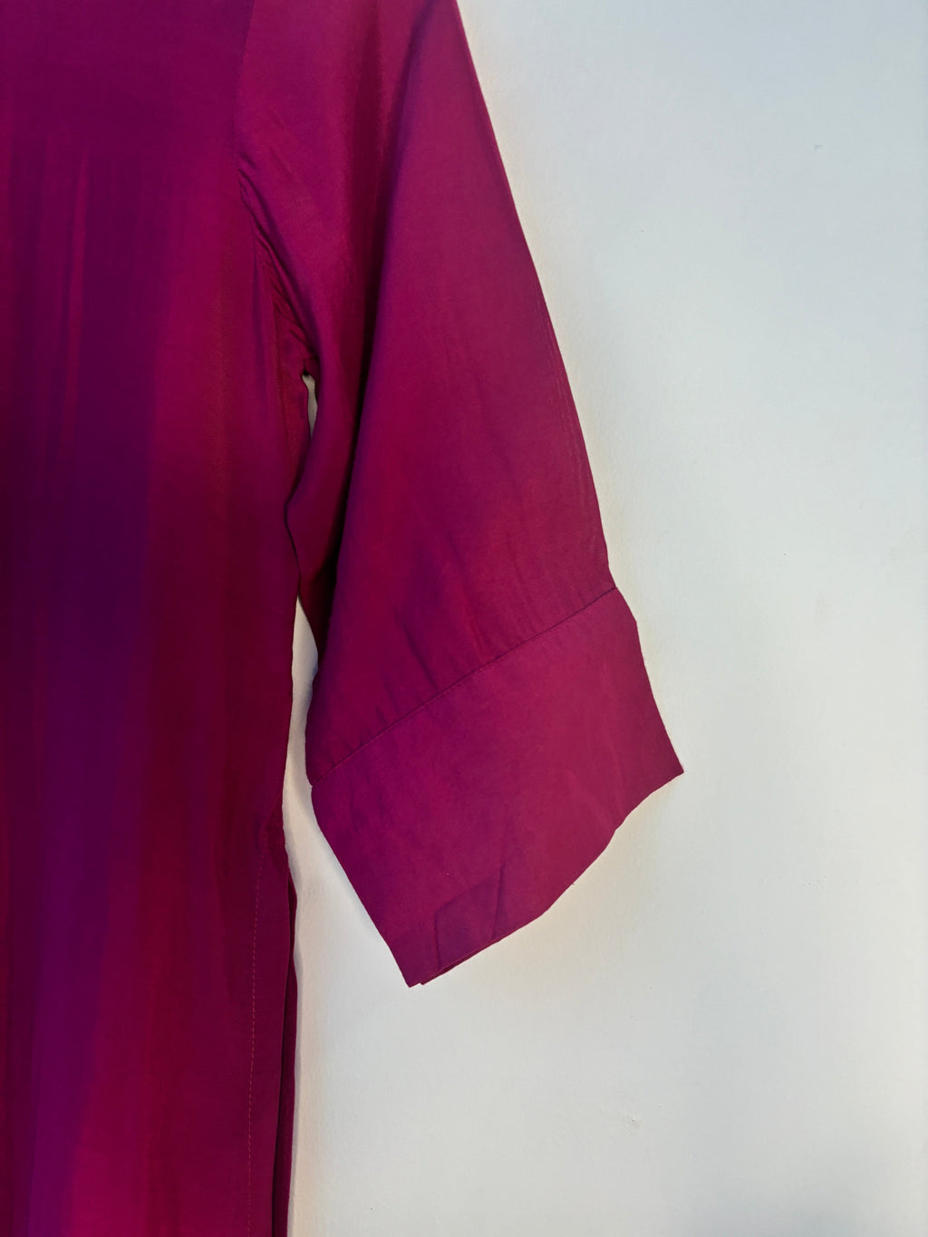 trueBrowns Pink Muslin Long Kurta