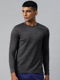 Alcis Men Typography Printed Dry Tech Slim Fit Sports T-shirt