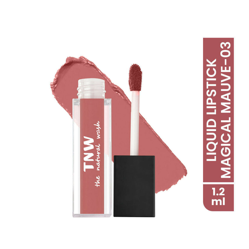 The Natural Wash Matte Velvet Longstay Liquid Mini Lipstick - 03 Magical Mauve